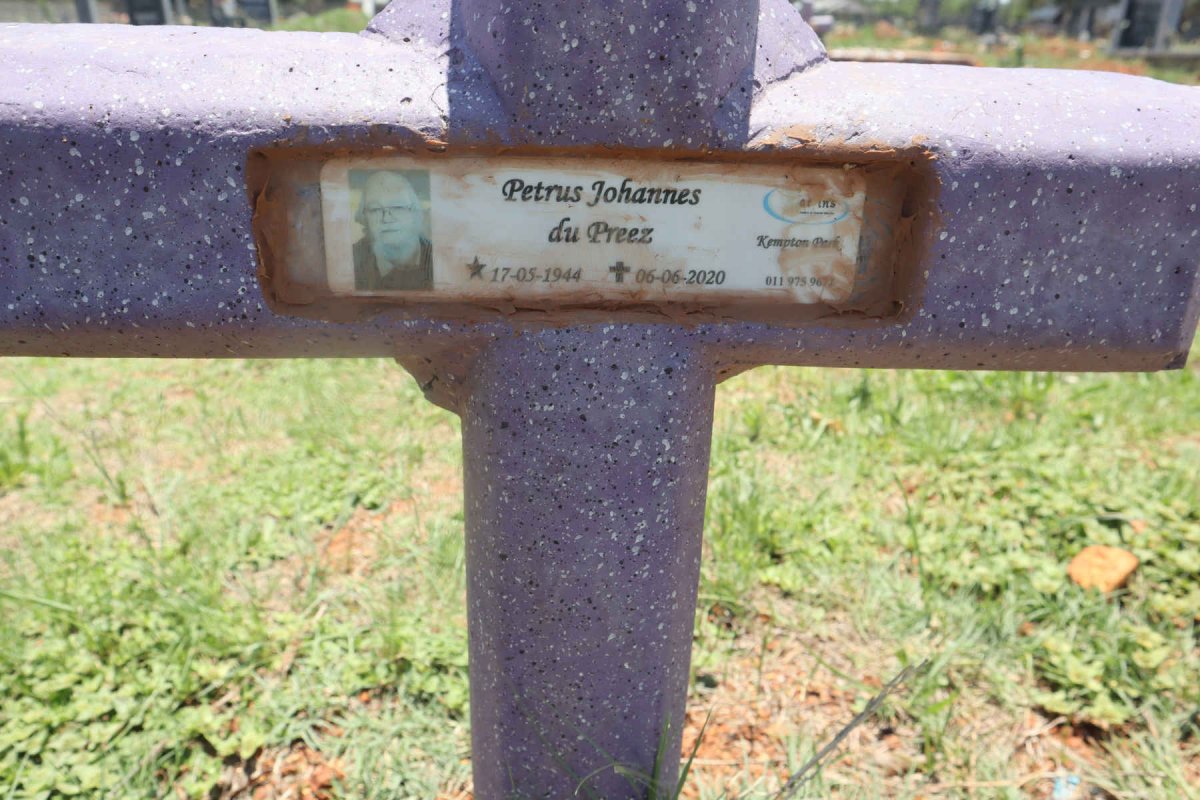 PREEZ Petrus Johannes, du 1944-2020