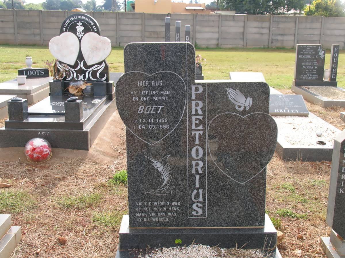 PRETORIUS Boet 1955-1996