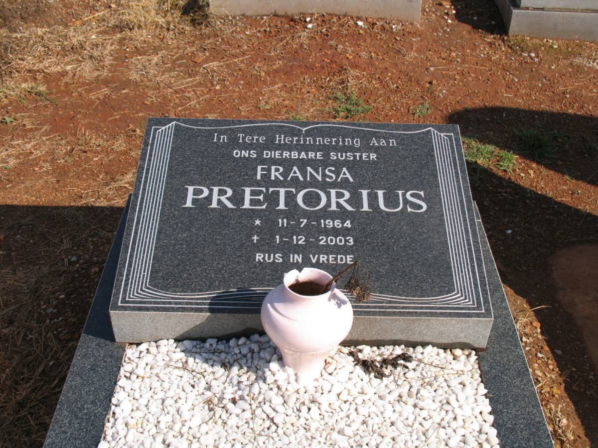 PRETORIUS Fransa 1964-2003