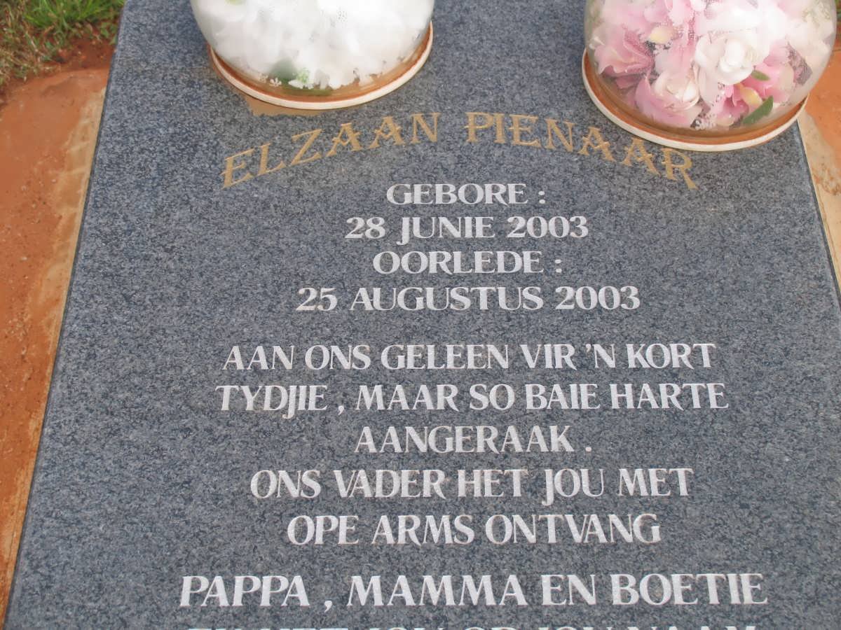 PIENAAR Elzaan 2003-2003