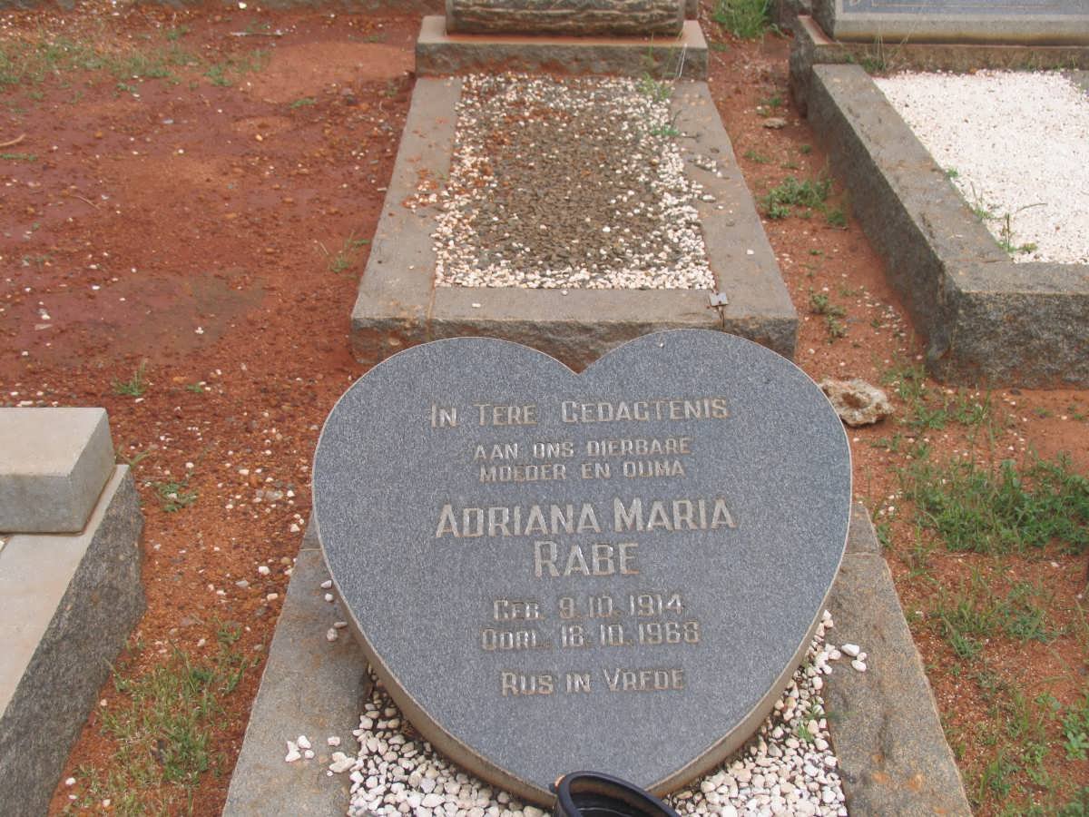 RABE Adriana Maria 1914-1968
