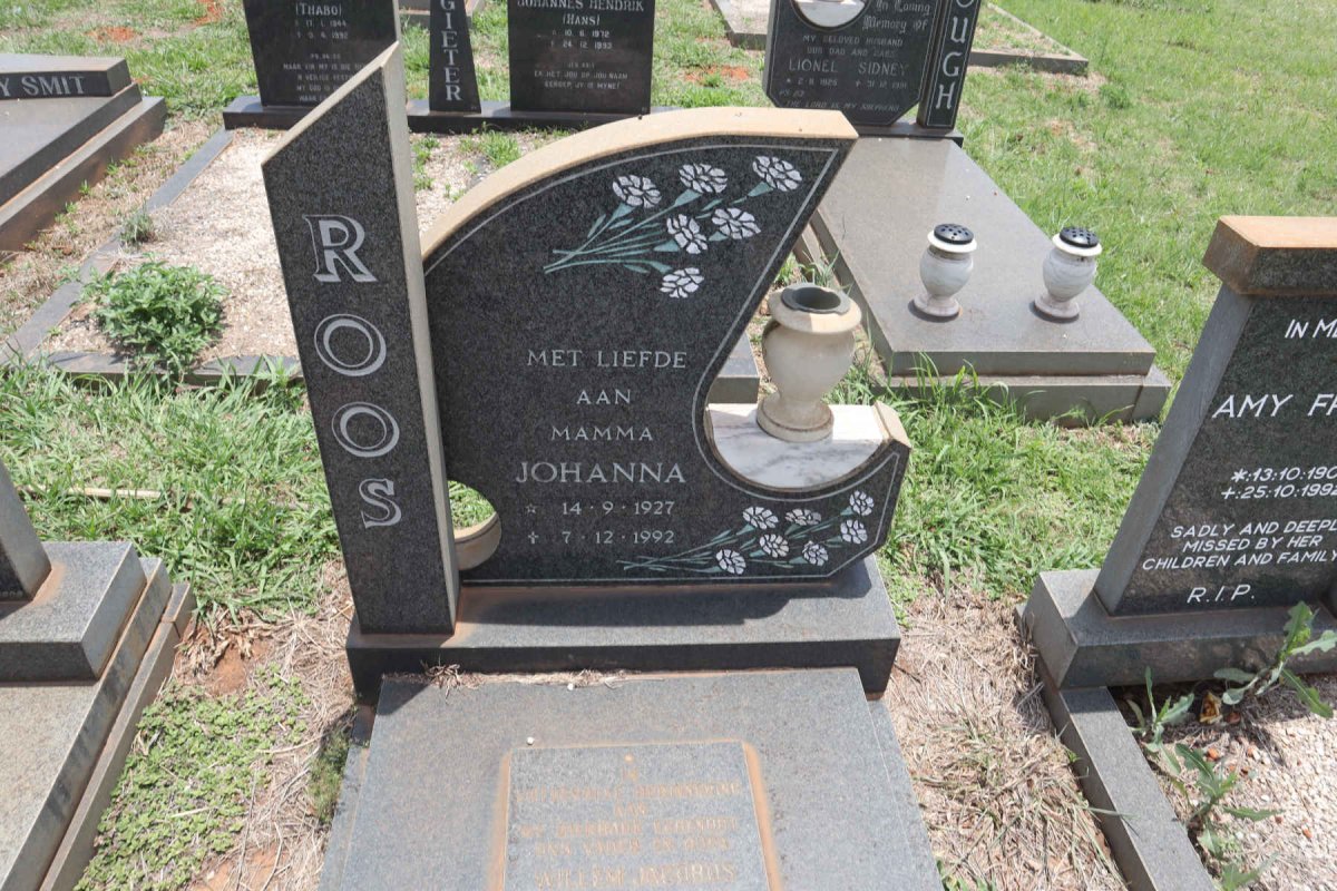 ROOS Willem Jacobus 1923-1988 & Johanna 1927-1992_1