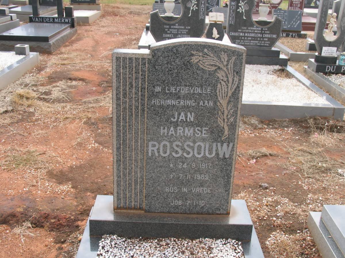 ROSSOUW Jan Harmse 1917-1989