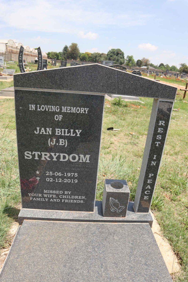 STRYDOM Jan Billy 1975-2019