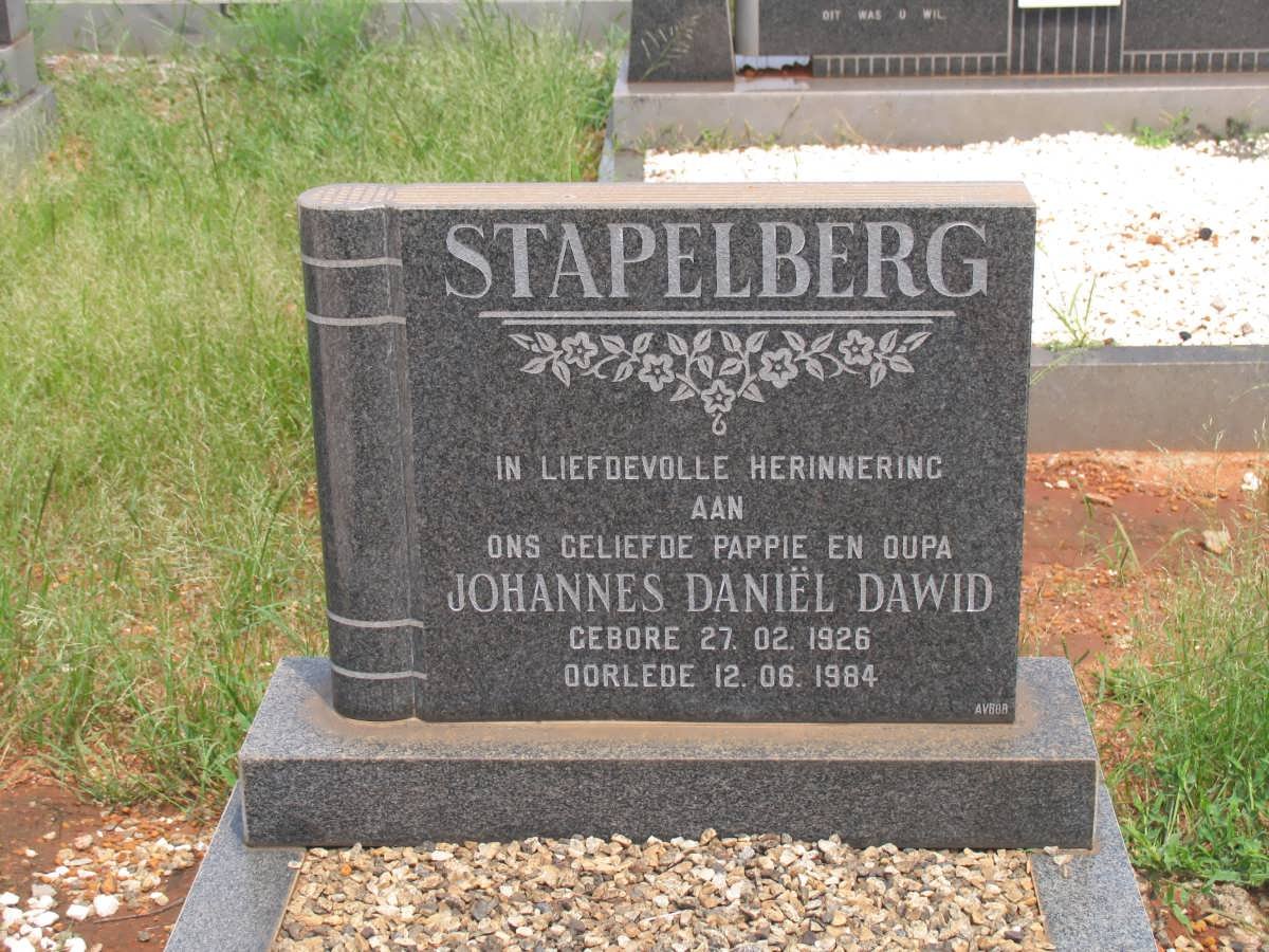 STAPELBERG Johannes Daniel Dawid 1926-1984