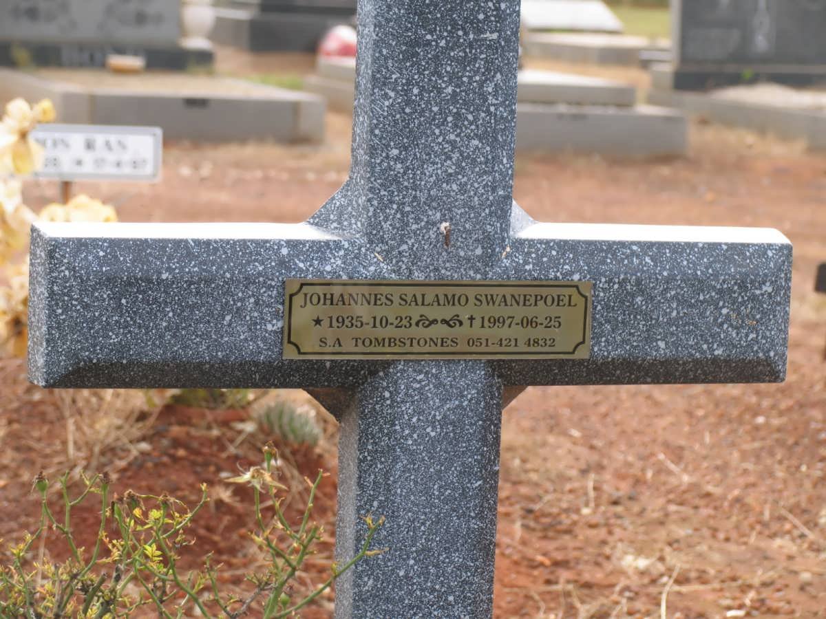 SWANEPOEL Johannes Salamo 1935-1997