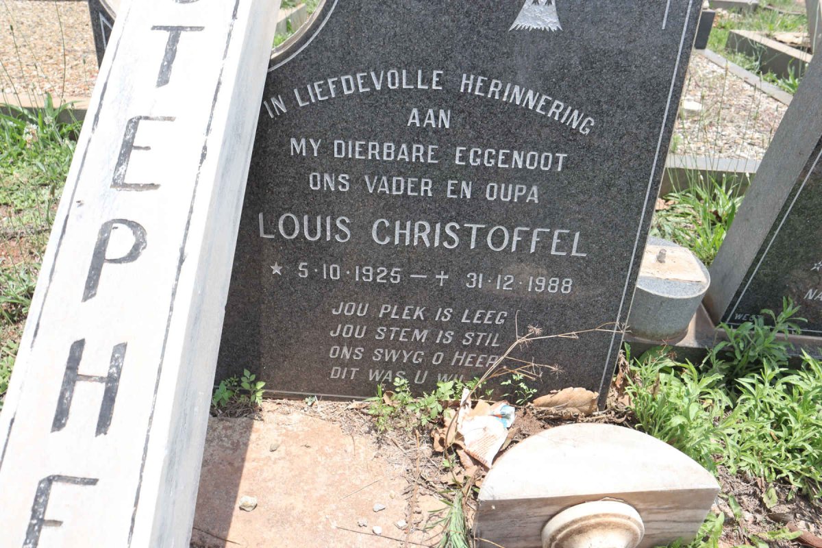 STEPHENS Louis Christoffel 1925-1988 & Johanna Adriana NEL 1929-2016_2