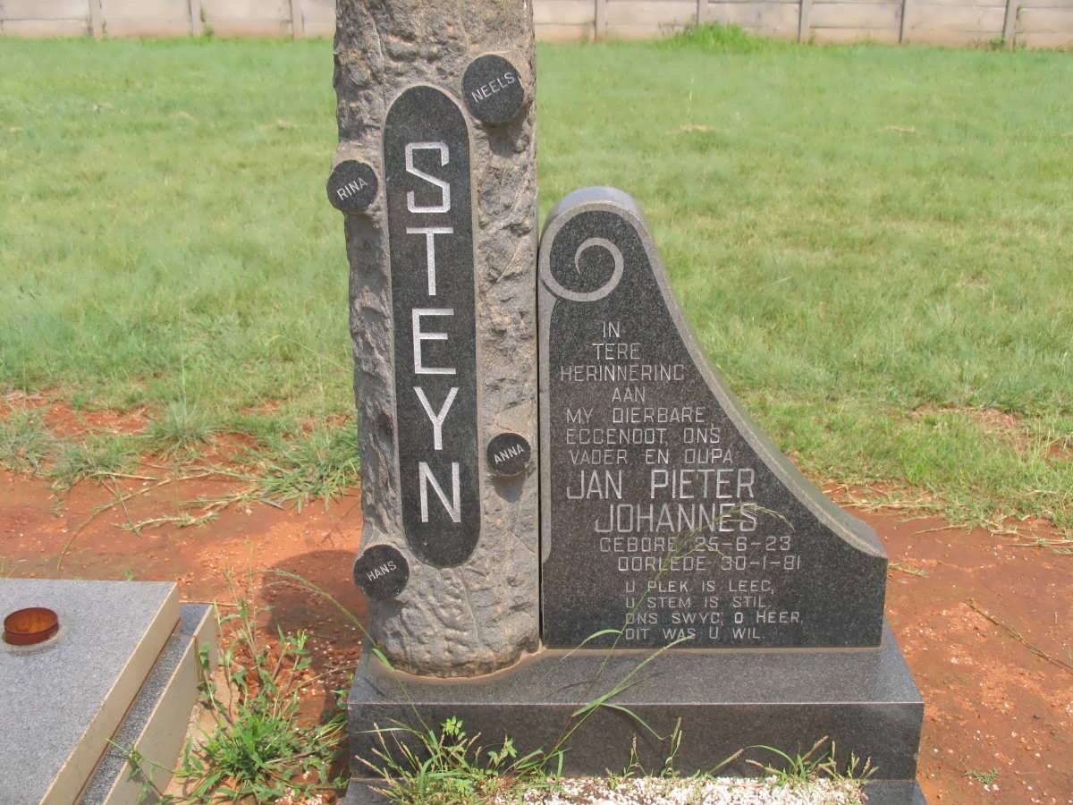 STEYN Jan Pieter Johannes 1923-1981