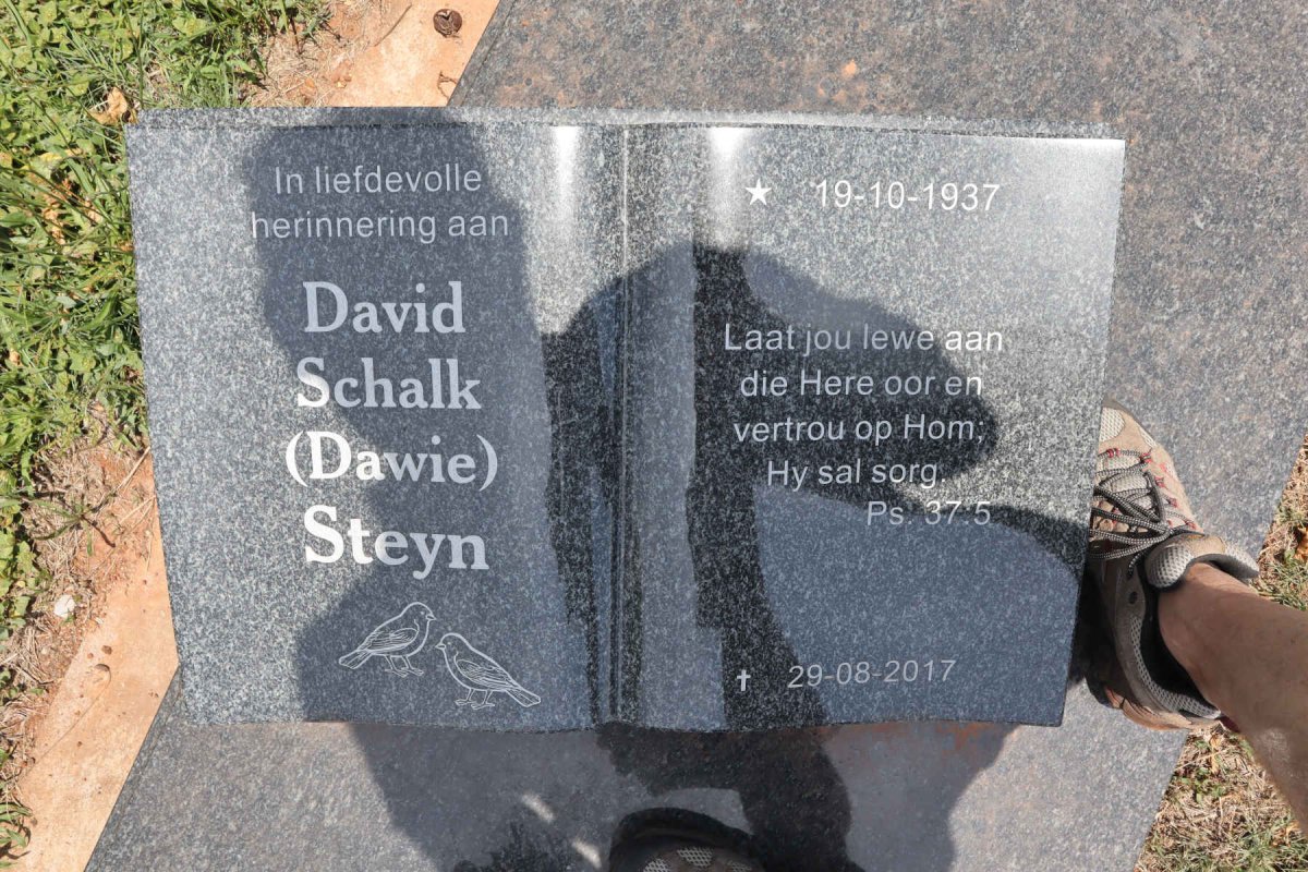 STEYN David Schalk 1937- 2017