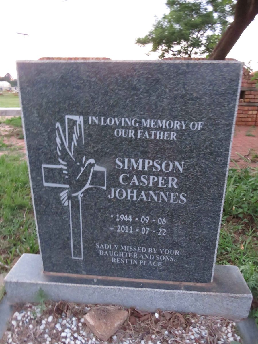 SIMPSON Casper Johannes 1944-2011
