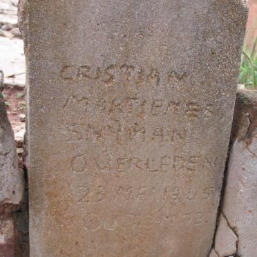 SNYMAN Christian Martienes -1945