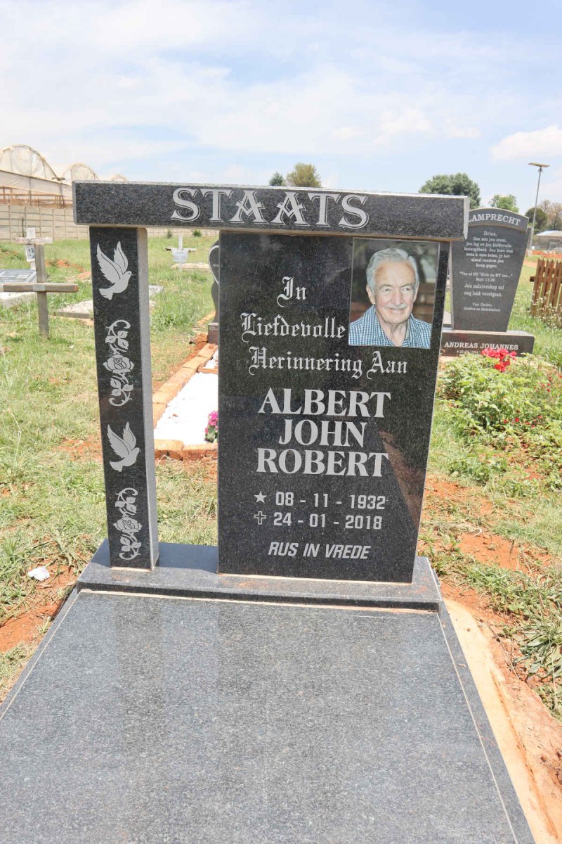 STAATS Albert John Robert 1932-2018