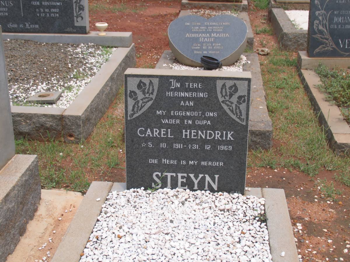 STEYN Carel Hendrik 1911-1969