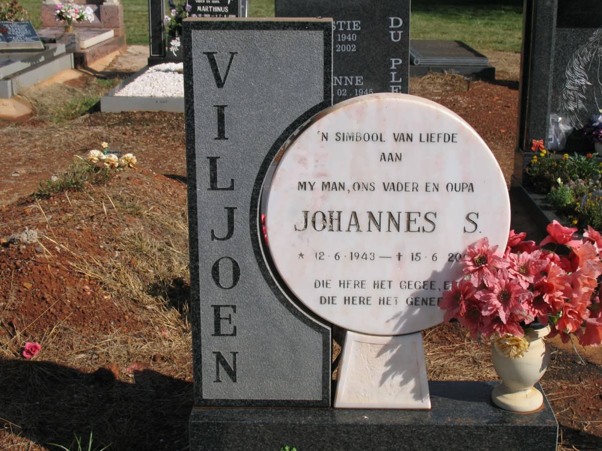 VILJOEN Johannes S. 1942-200?