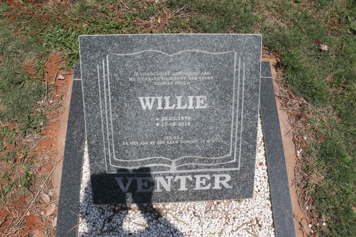 VENTER Willie 1973-2018