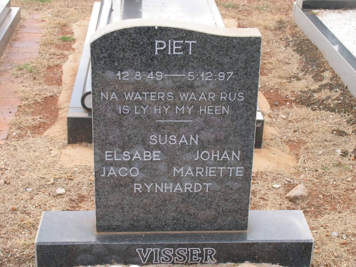 VISSER Piet 1949-1997