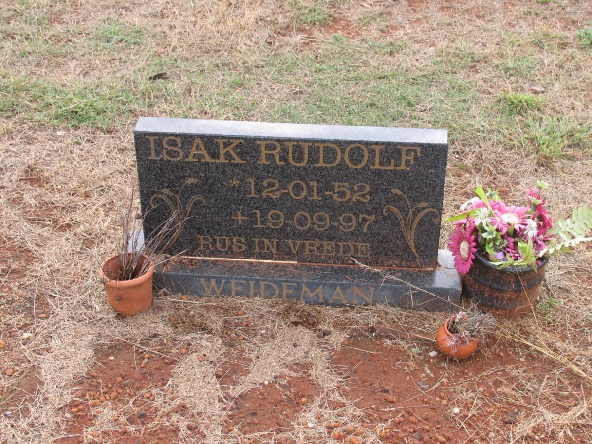 WEIDEMAN Isak Rudolf 1952-1997
