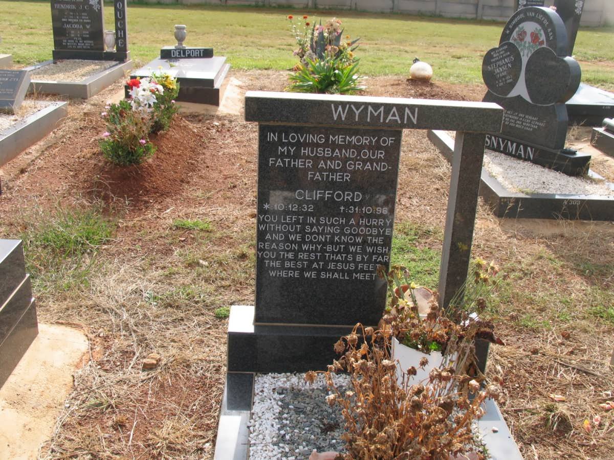 WYMAN Clifford 1932-1996