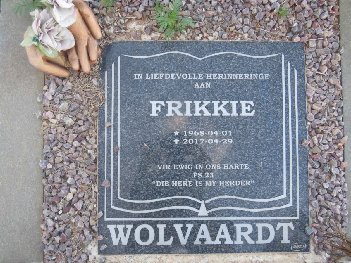 WOLVAARDT Frikkie 1968-2017