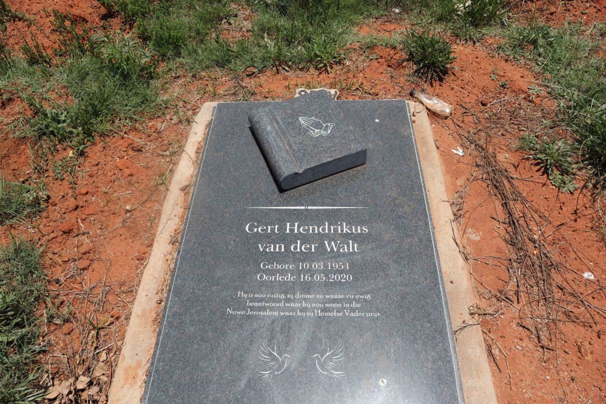 WALT Gert Hendrikus, van der 1954-2020