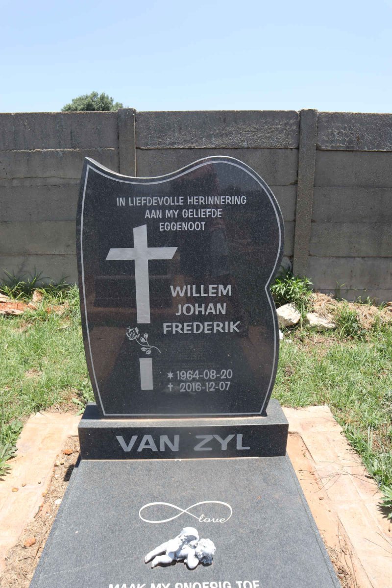ZYL Willem Johan Frederik, van 1964-2016