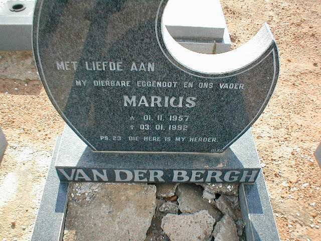 BERGH Marius, van der 1957-1992