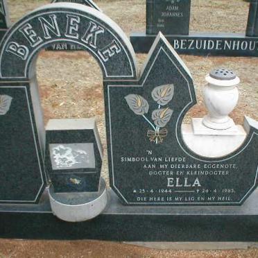 BENEKE Ella 1944-1985