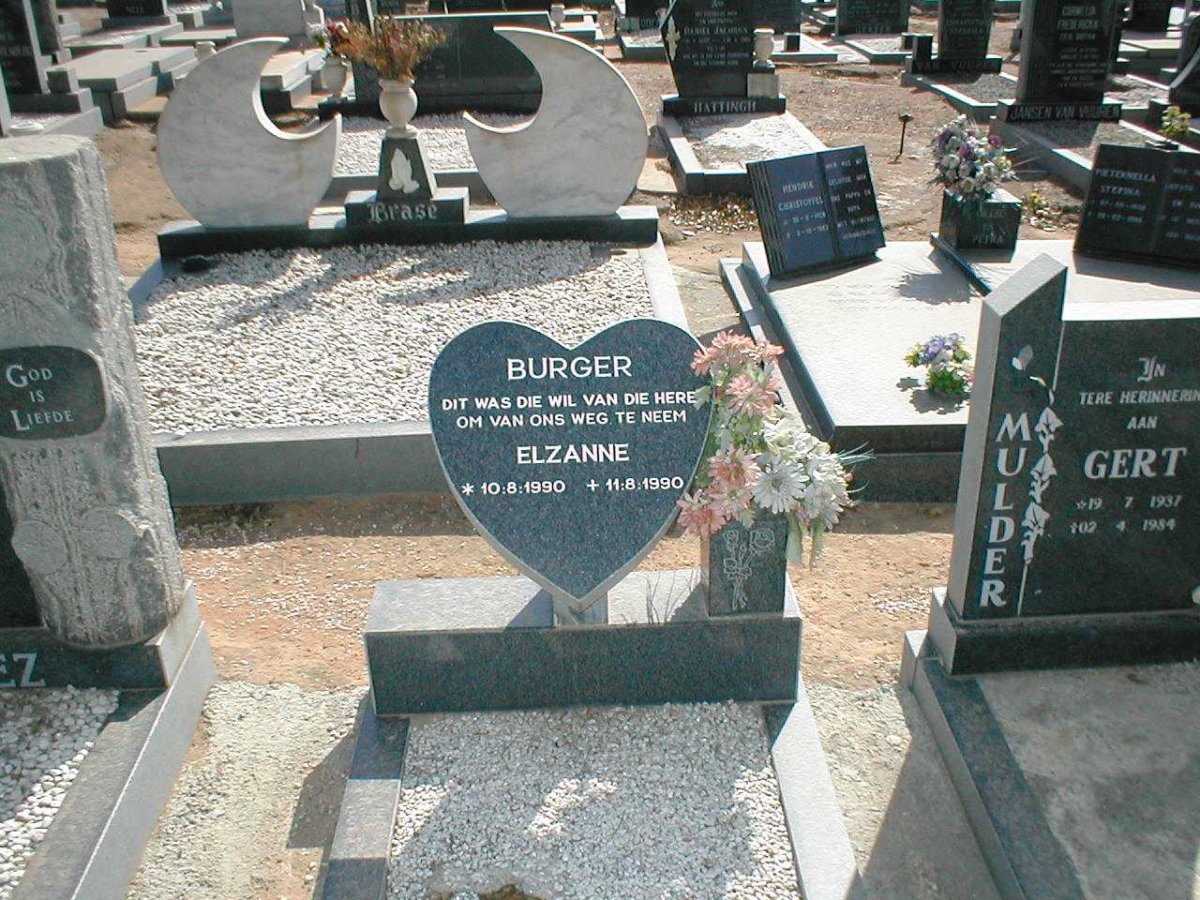 BURGER  Elzanne 1990-1990
