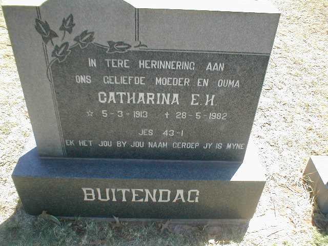 BUITENDAG Catharina E.H. 1913-1982
