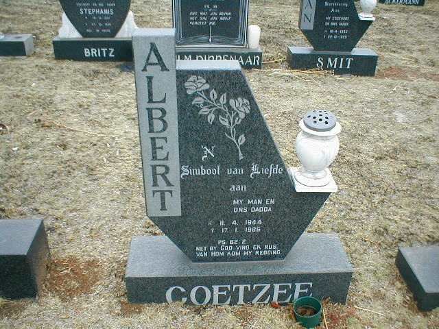 COETZEE Albert 1944-1986