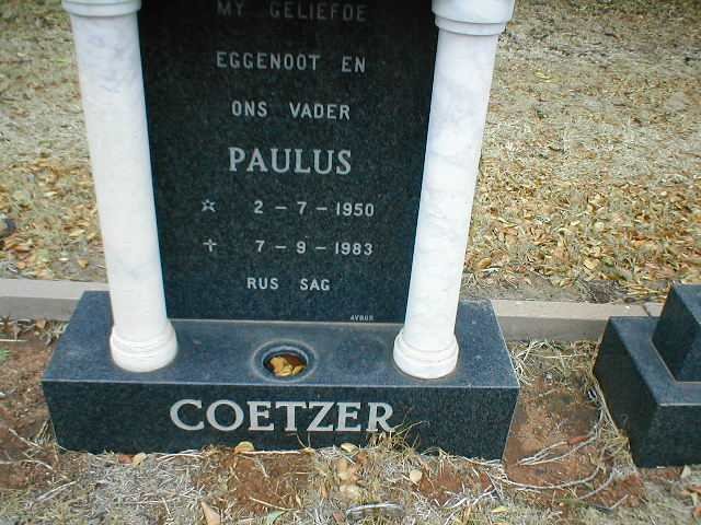 COETZER Paulus 1950-1983