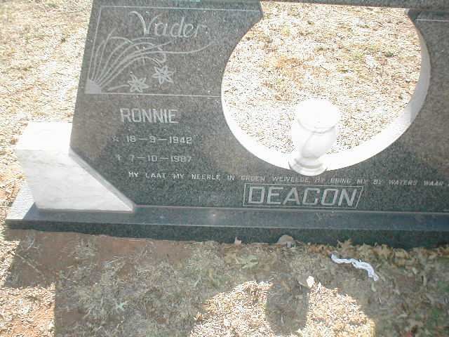 DEACON Ronnie 1942-1987