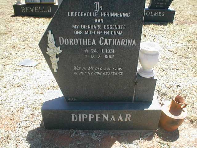 DIPPENAAR Dorothea Catharina 1931-1982