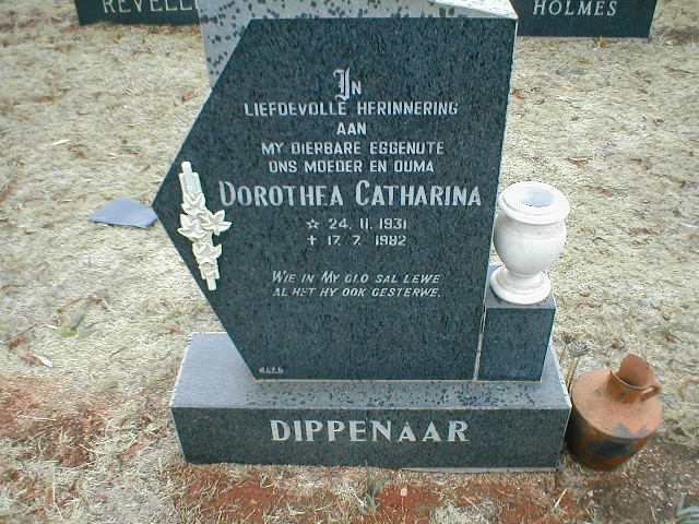 DIPPENAAR Dorothea Catharina 1931-1982