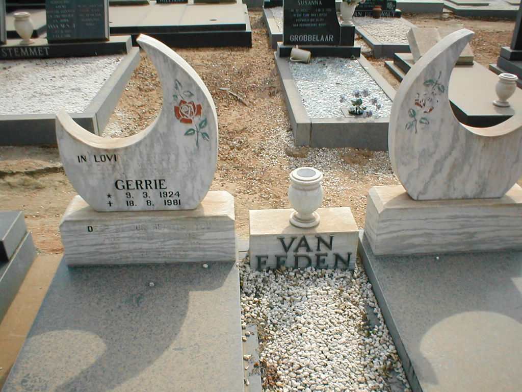 EEDEN Gerrie, van 1924-1981