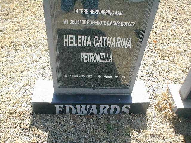 EDWARDS Helena Catharina Petronella 1946-1990