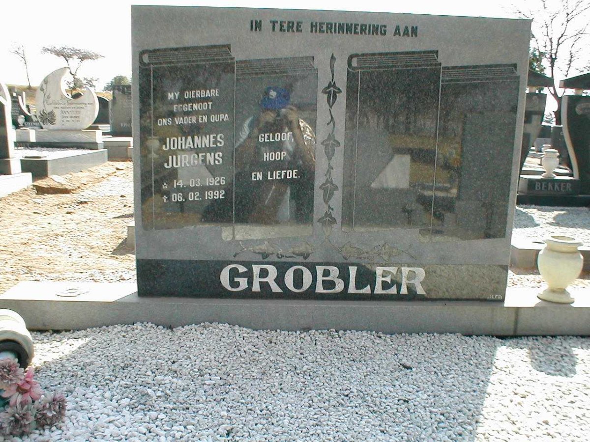 GROBLER Johannes Jurgens 1926-1992