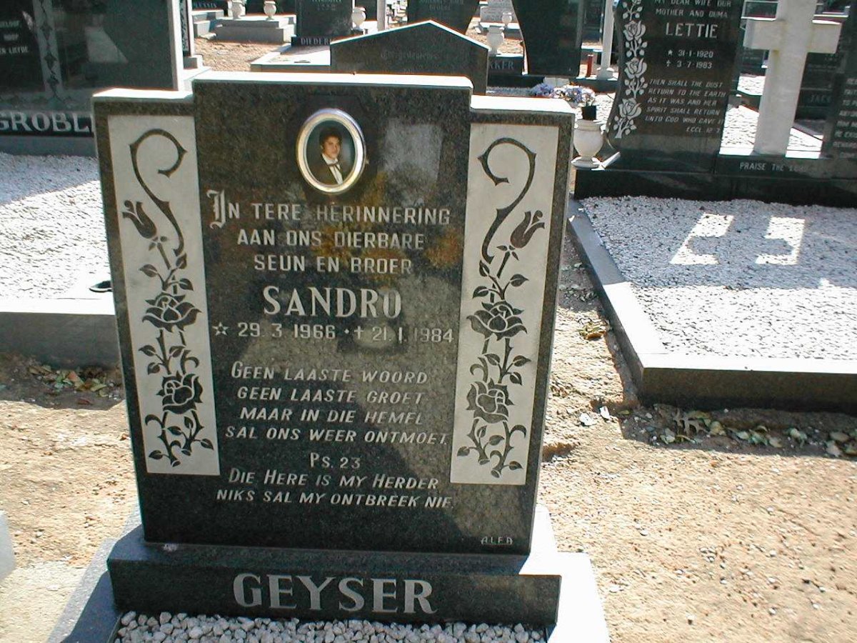 GEYSER Sandro 1966-1984