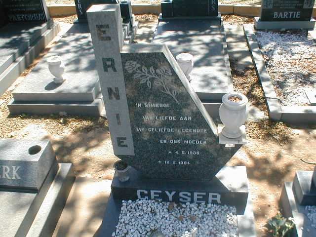GEYSER Ernie 1936-1984