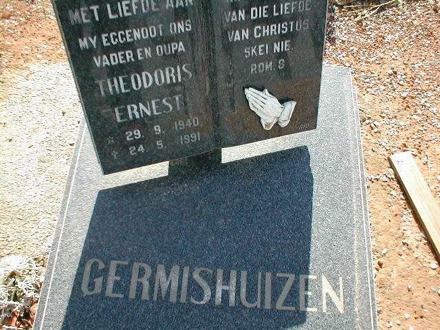 GERMISHUIZEN Theodoris Ernest 1940-1991
