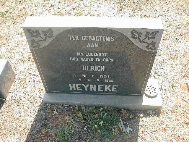 HEYNECKE Ulrich 1934-1988