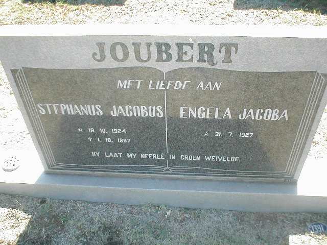 JOUBERT Stephanus Jacobus 1924-1987 &amp; Engela Jacoba 1927-