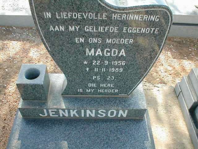 JENKINSON Magda 1956-1989
