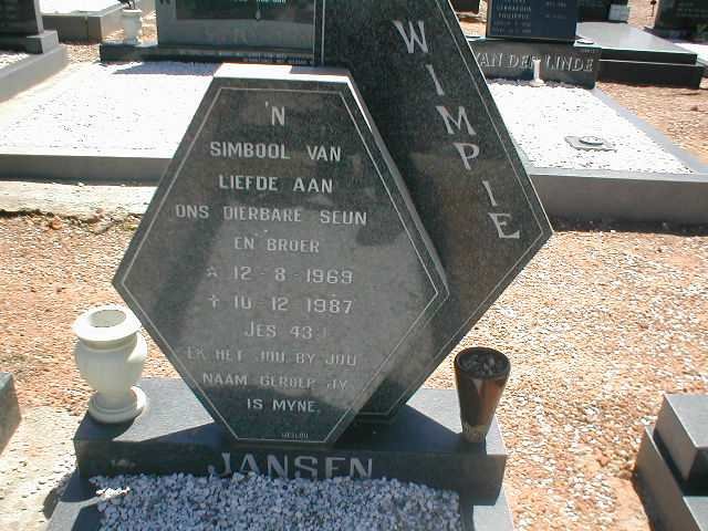 JANSEN Wimpie 1967-1987