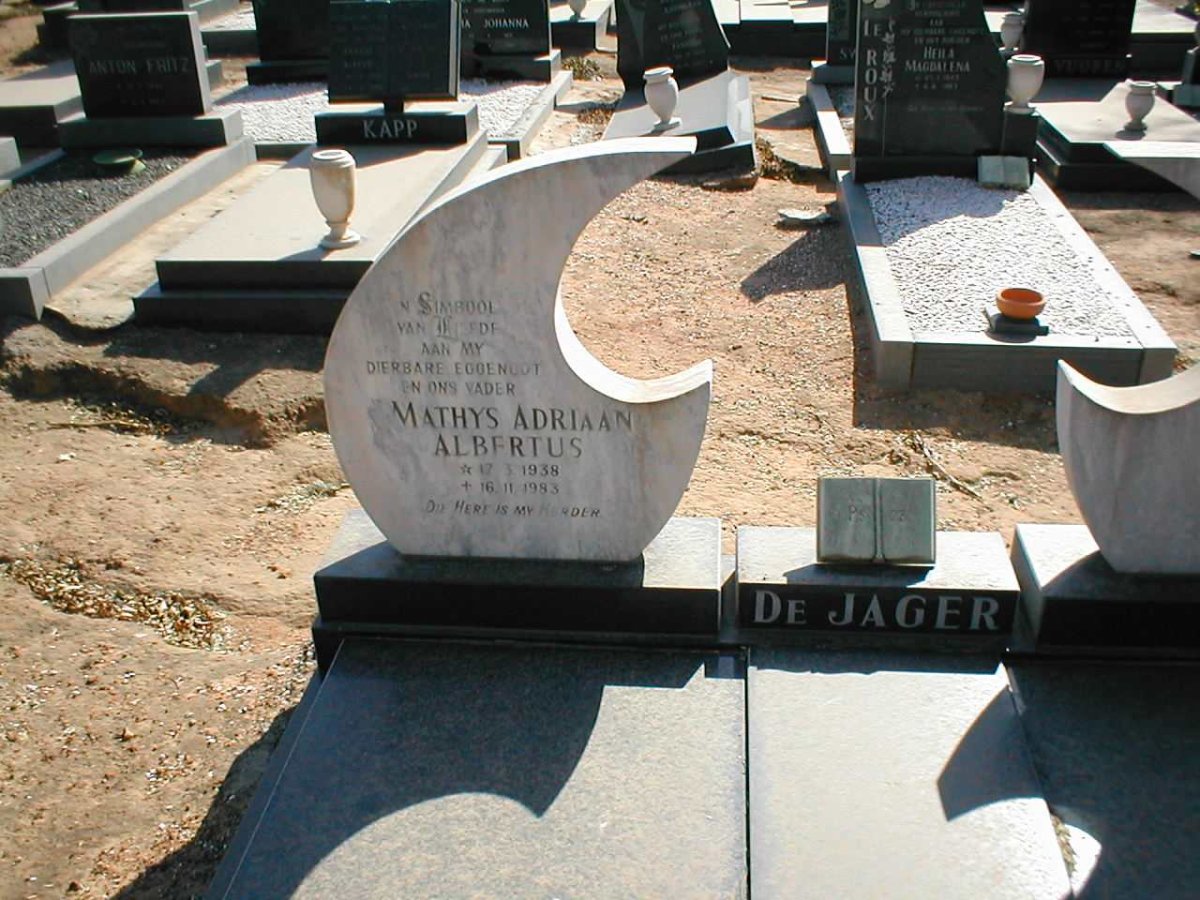 JAGER Mathys Adriaan Albertus, de 1938-1983