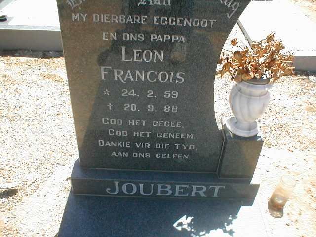 JOUBERT Leon Francois 1959- 1988