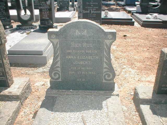 JOUBERT Anna Elizabeth 1894-1946