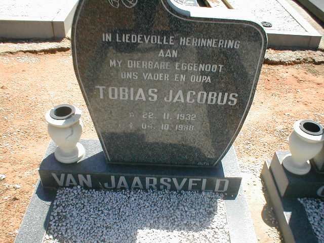 JAARSVELD Tobias Jacobus, van 1932-1988