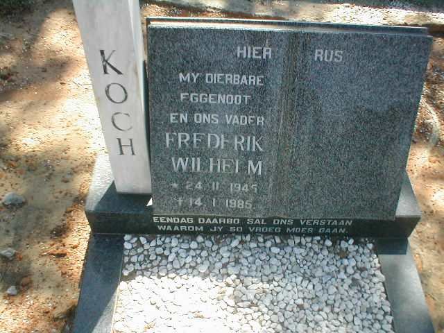 KOCH Frederik Wilhelm 1945-1985