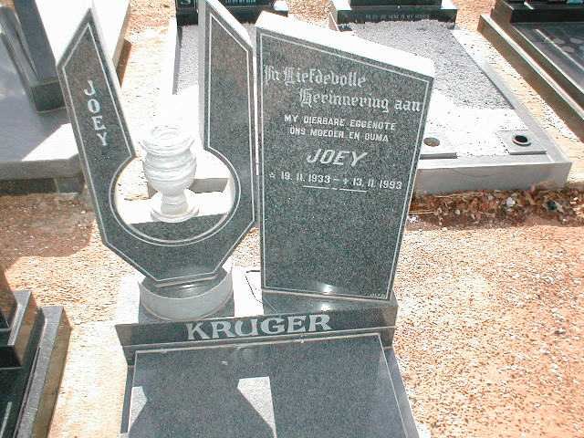 KRUGER Joey 1933-1993